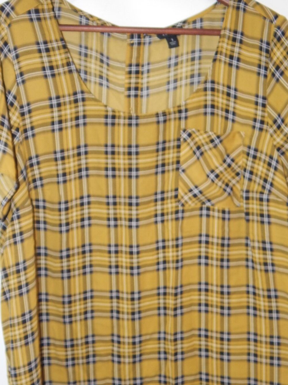 Torrid Plaid Short Sleeve Blouse Size  1 / 14-16